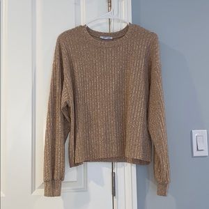 ZARA Tan Sweater